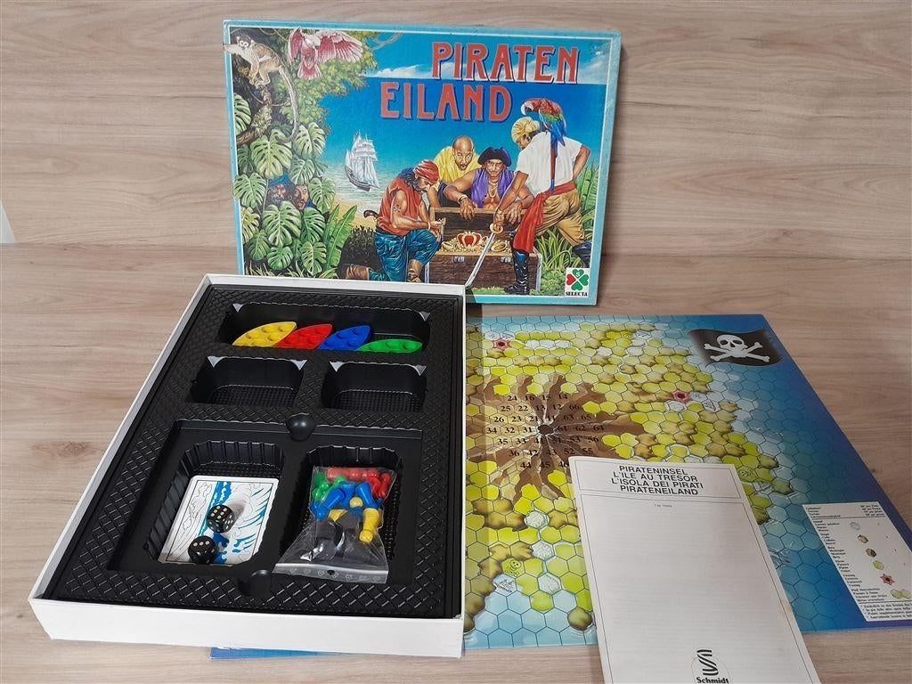 Piraten Eiland - s1319, Hobby en Vrije tijd, Gezelschapsspellen | Bordspellen, Verzenden, Zo goed als nieuw