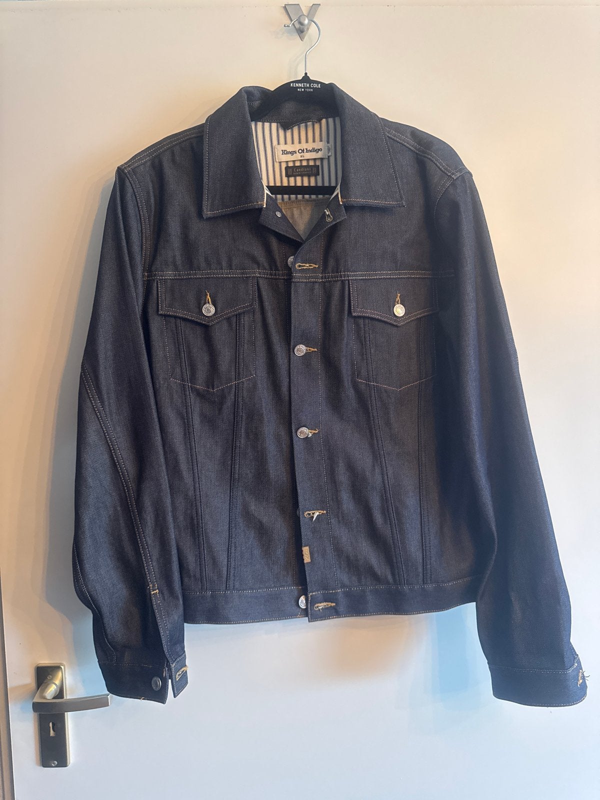 Kings Of Indigo Candiani Denim Jacket XL, Ophalen of Verzenden, Zo goed als nieuw, Maat 56/58 (XL), Blauw