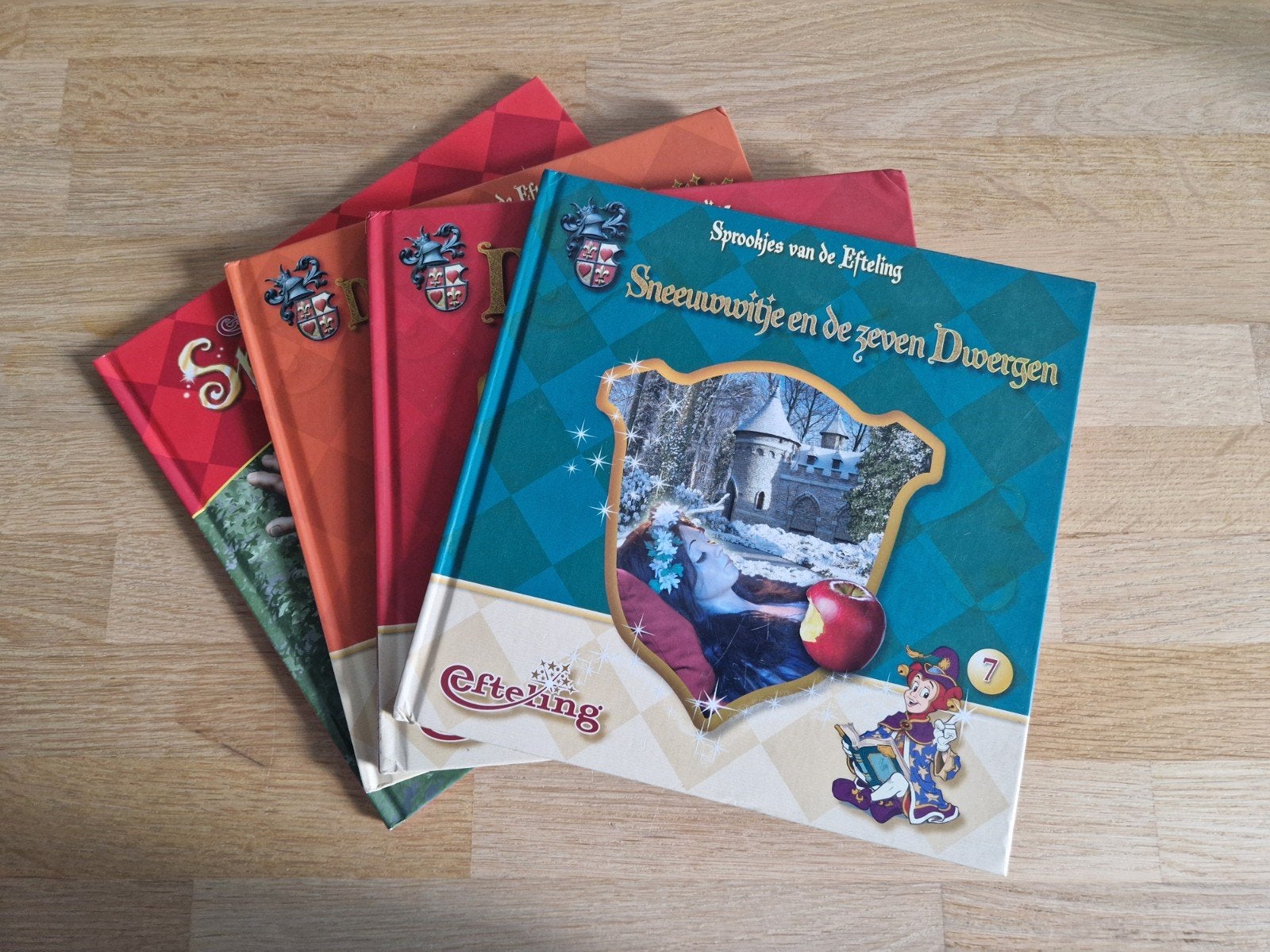 4 hardcover boekjes van de Efteling, Verzamelen, Ophalen of Verzenden, Zo goed als nieuw, Overige typen