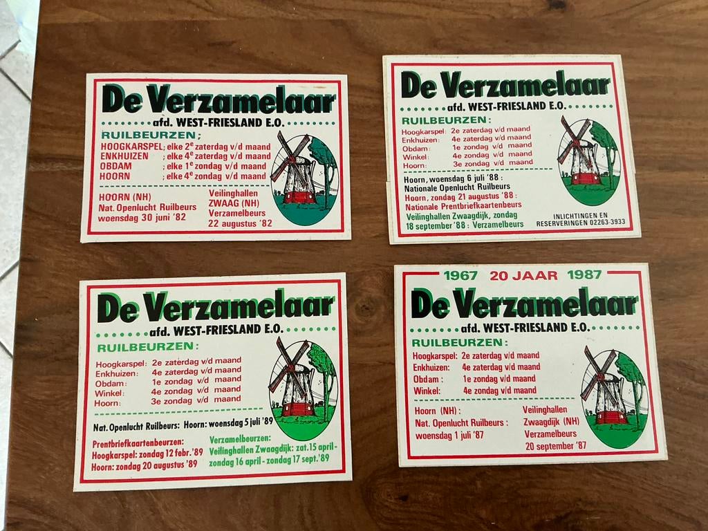 Stickers de verzamelaar, Ophalen of Verzenden, Zo goed als nieuw