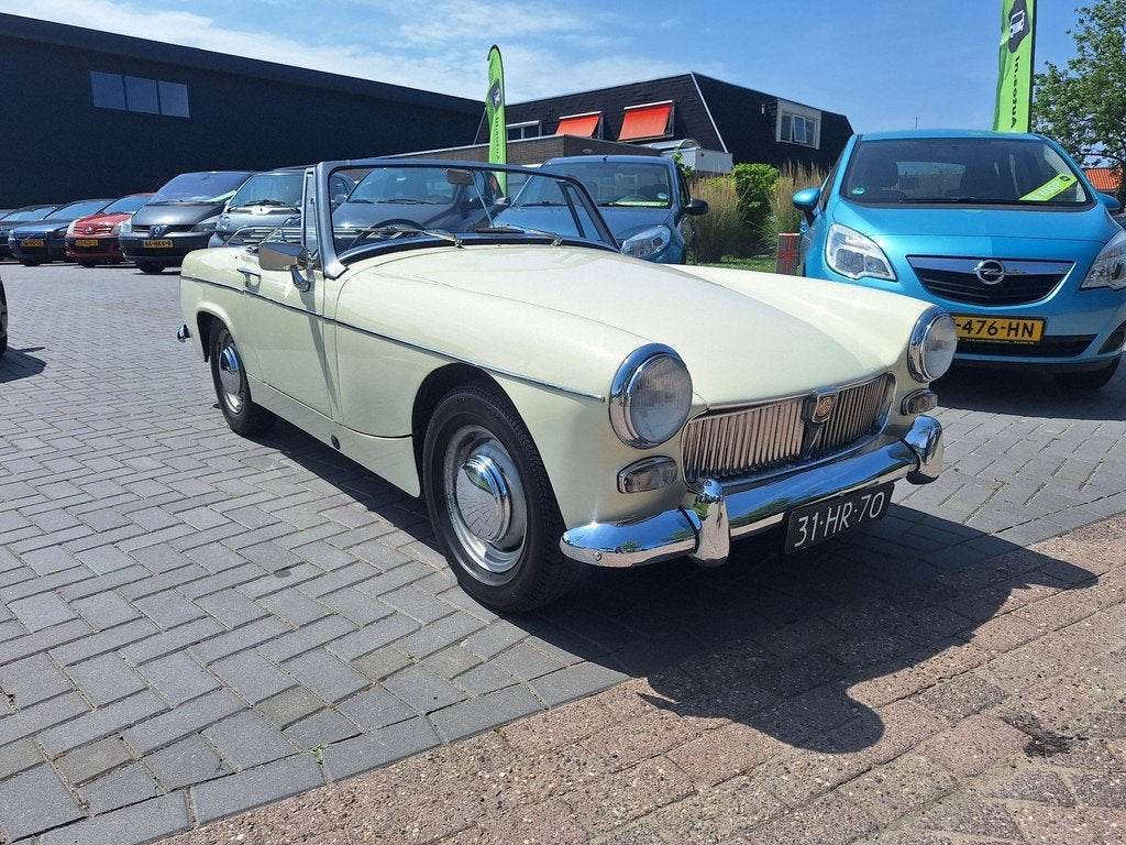 MG MIDGET / Super leuke auto / Wegenbelasting en APK vrij, Auto's, Gebruikt, Wit, Bedrijf, Midget