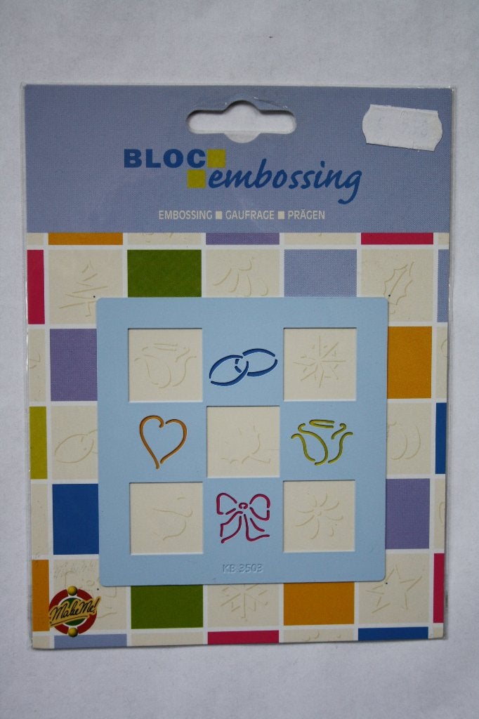 Bloc embossing mal huwelijk/liefde, Verzenden, Nieuw, Man of Vrouw, Pons of Mal
