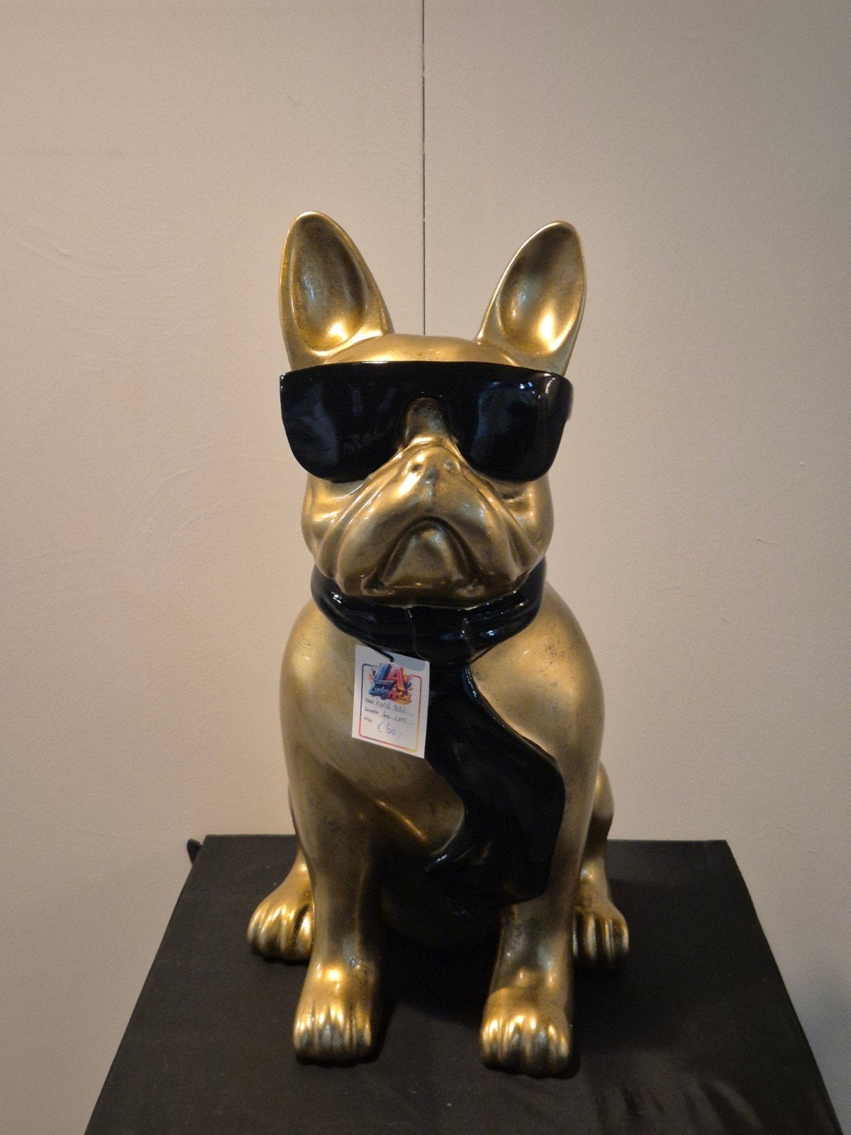 Polyester Bulldog Beeld - 60cm, Onbekend@voorbeeld.com, Onbekend, Nieuw, Kunststof