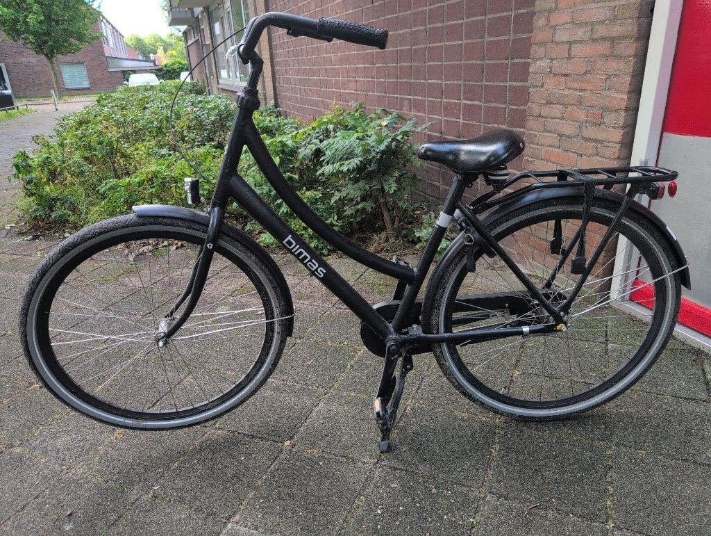Bimas dames fiets, Fietsen en Brommers, Terugtraprem, Versnellingen, Zo goed als nieuw, 50 tot 53 cm