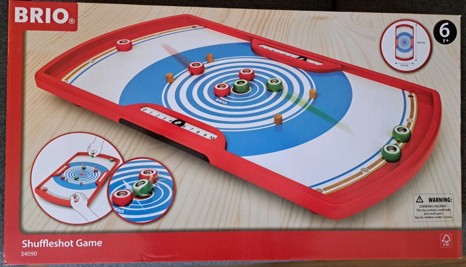 Nieuw in verpakking: Brio 34090 Shuffleshot game, Ophalen of Verzenden