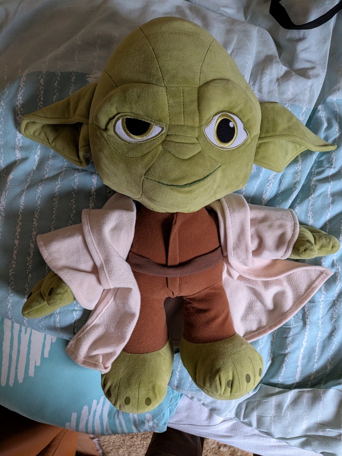 Star Wars Yoda Knuffel - Zo goed als nieuw, Film en tv, Groen, Overige typen, Textiel