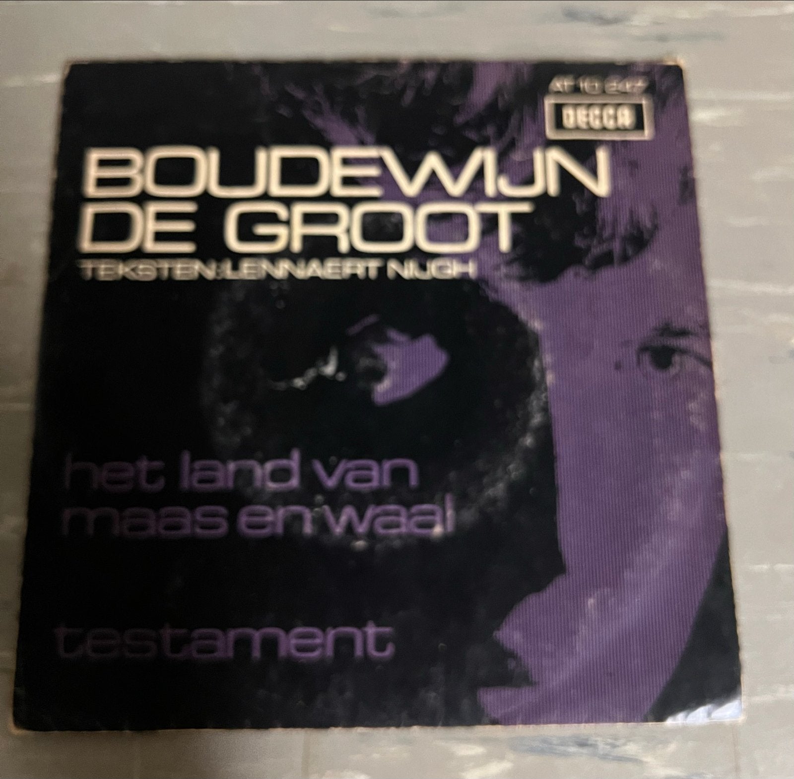 Boudewijn de Groot - Het Land van Maas en Waal / Testament, Gebruikt, Originele persing, 7 inch, Ophalen of Verzenden