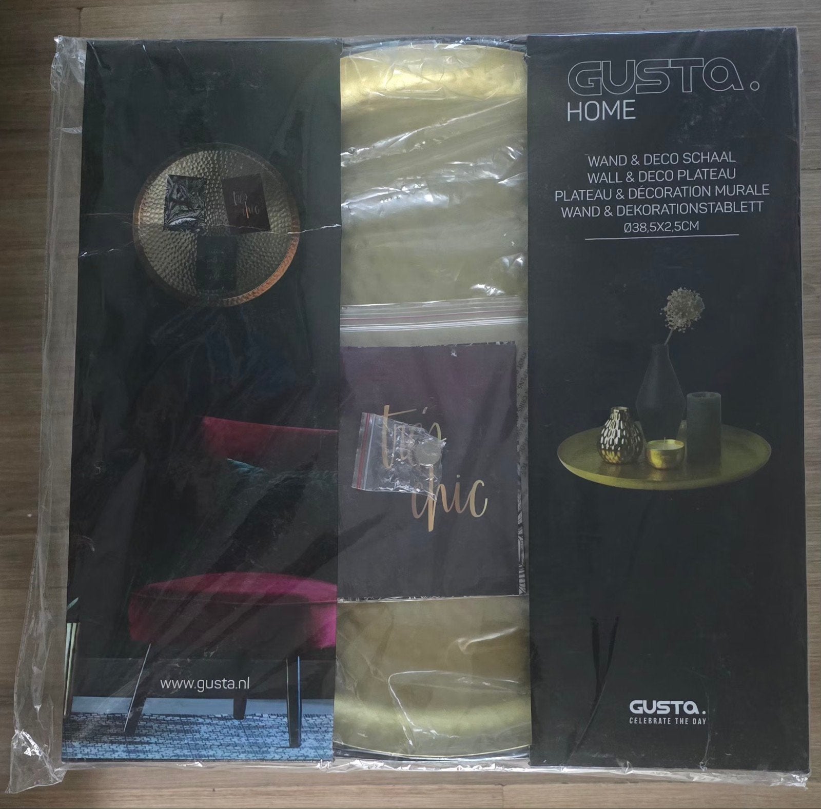 Gusta Home Wand & Deco Schaal - Nieuw in verpakking, Ophalen of Verzenden