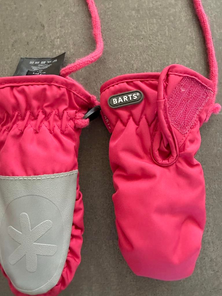 Barts wanten maat 1-2 jaar roze, Kinderen en Baby's, Meisje, Ophalen of Verzenden, Zo goed als nieuw, 104 of kleiner