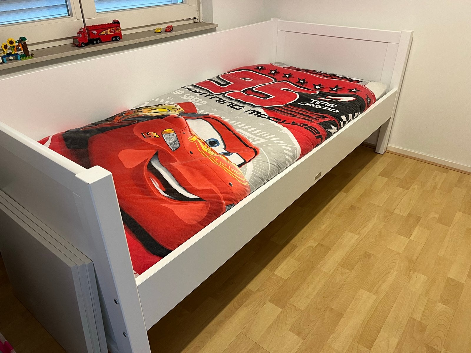 Bopita Bed Wit - Zo goed als nieuw, Ophalen, 85 tot 100 cm, Zo goed als nieuw, Lattenbodem