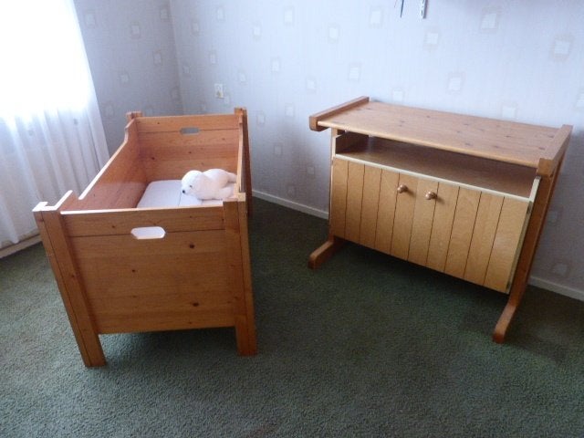 commode met ledikantje, Gebruikt, 75 tot 100 cm, Minder dan 50 cm, Ophalen