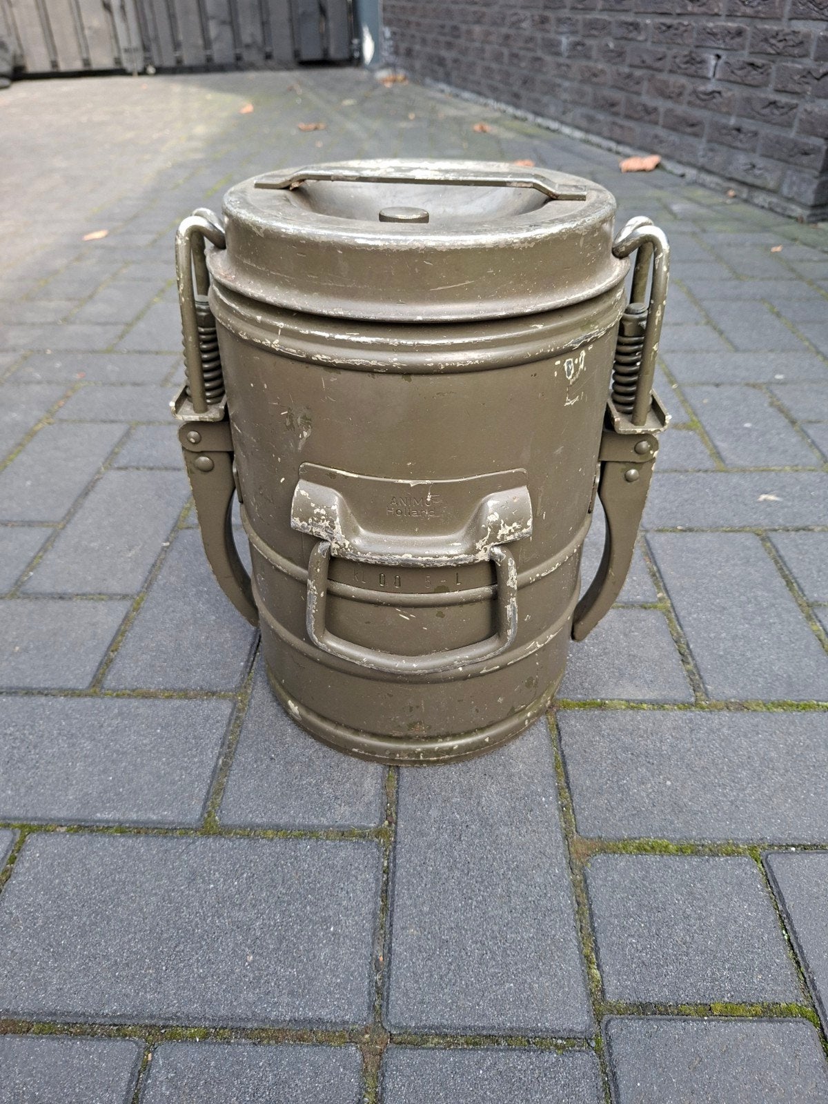 Originele Nederlandse Leger Gamelle - 5 Liter nekaf daf ya, Verzamelen, Ophalen of Verzenden, Landmacht, Nederland, Overige typen