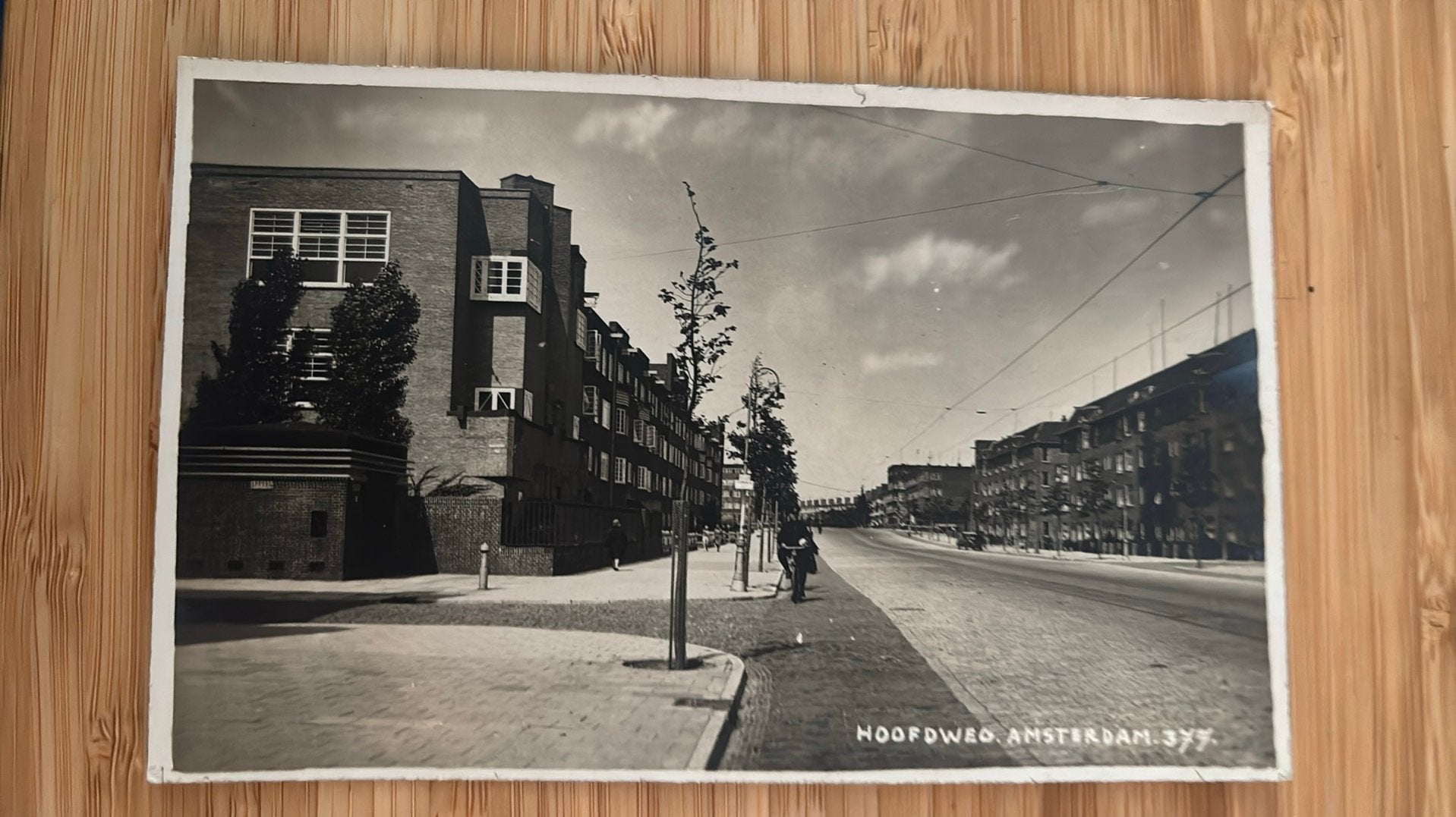 Amsterdam West HOOFDWEG  jaren 30 FOTOKAART, Verzamelen, Ophalen of Verzenden, 1920 tot 1940, Ongelopen, Noord-Holland