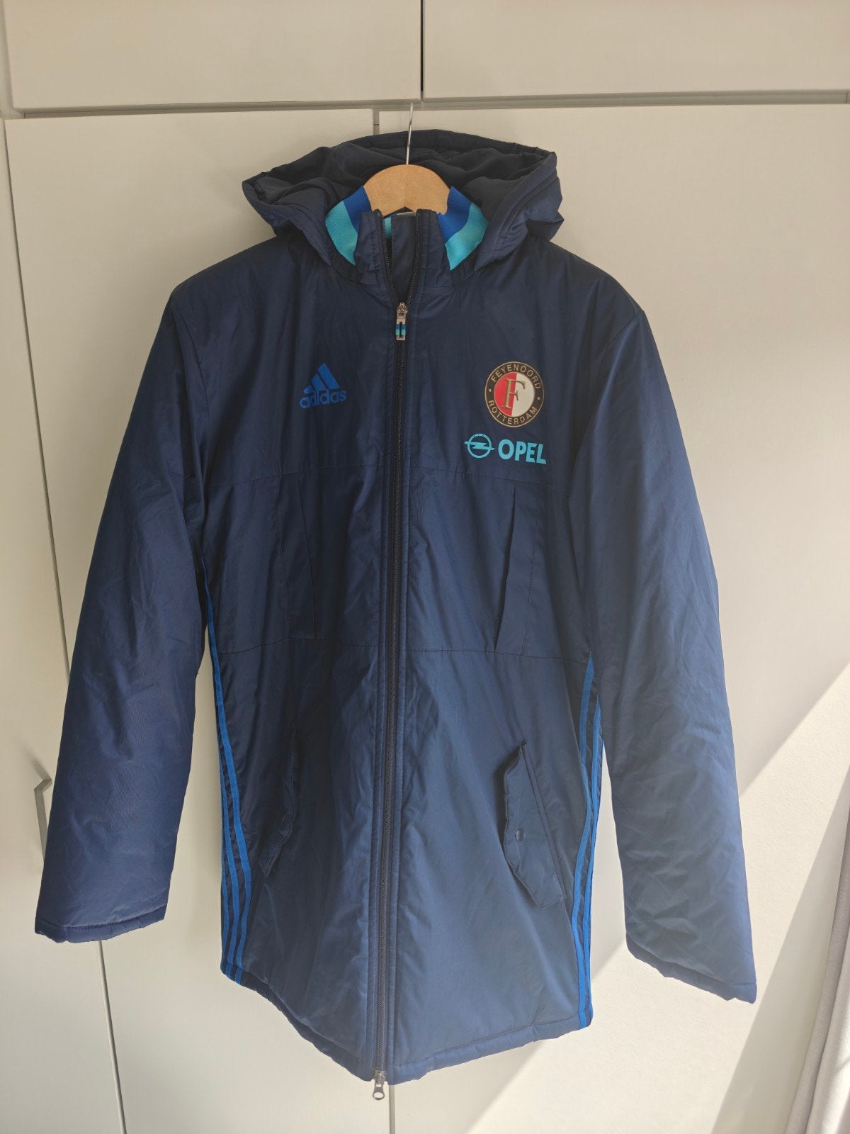 Feyenoord coach/winterjas kampioensjaar 2016/2017 Maat S, Verzenden, Zo goed als nieuw, Feyenoord, Overige typen