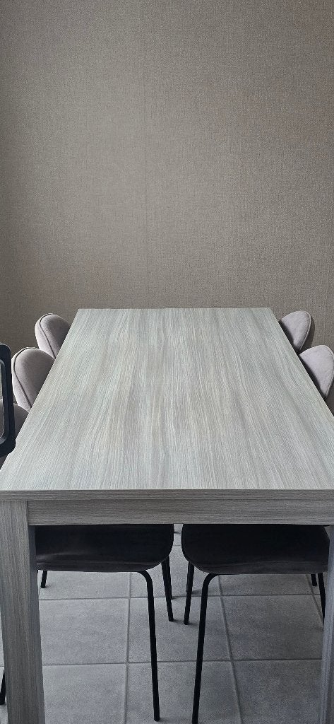 Complete bijpassende woon- en eetkamerset., Huis en Inrichting, Ophalen, 50 tot 100 cm, Zo goed als nieuw, Vijf personen of meer