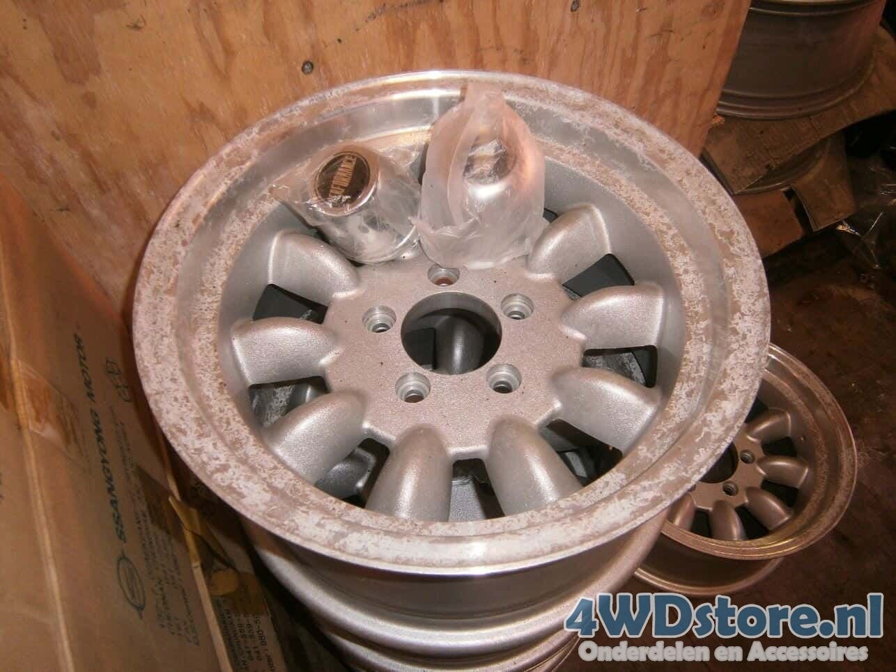 Jeep CJ5-7  Velgen opmaakset, Auto-onderdelen, Banden en Velgen, Gebruikt, 15 inch, Velg(en), -