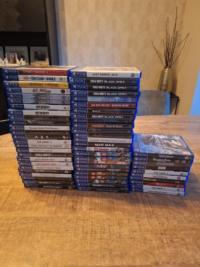 Ps4 games spellen playstation 4 60 stuks, Spelcomputers en Games, 1 speler, Ophalen of Verzenden, Zo goed als nieuw