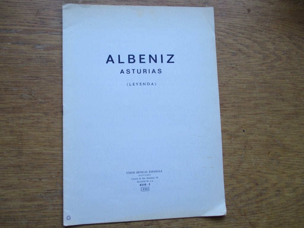 Albeniz - asturias - voor piano, Gebruikt, Klassiek, Ophalen of Verzenden, Artiest of Componist