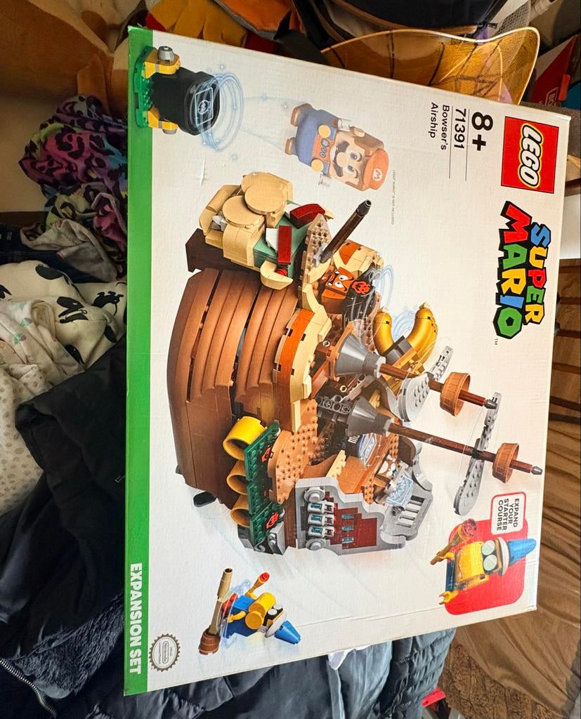 LEGO Super Mario 71391 Bowser's Luchtschip Uitbreidingsset, Ophalen, Lego, Complete set, Nieuw