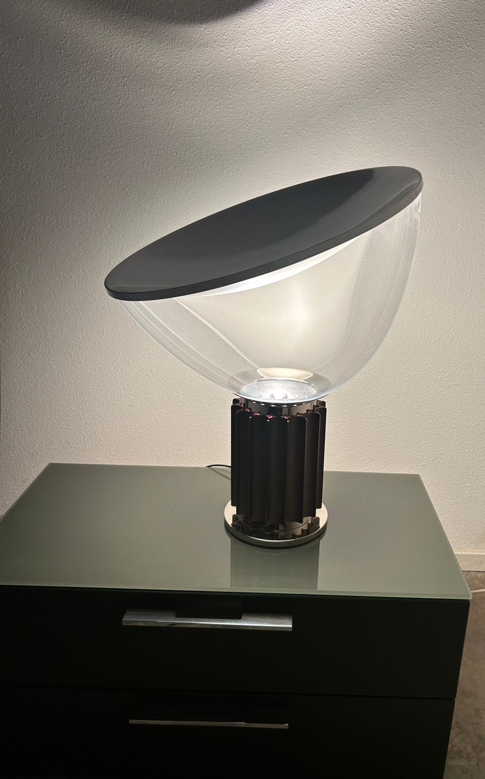 Flos taccia led brons large PMMA, Ophalen, Zo goed als nieuw, Minder dan 100 cm