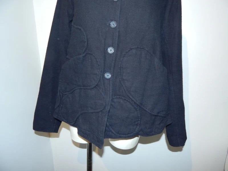 Rundholz Blacklabel aparte jas sier stiksel bewerking M, Kleding | Dames, Maat 38/40 (M), Verzenden, Zwart, Rundholz