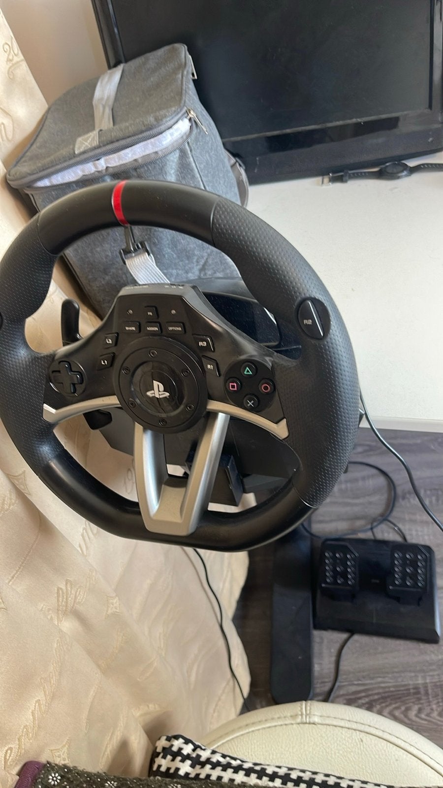 Thrustmaster T150 racestuur met pedalen voor PlayStation, Ophalen, Gebruikt, Stuur of Pedalen, PlayStation 4