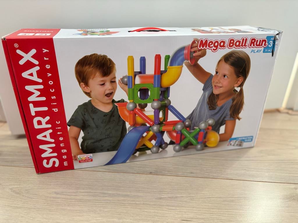 SmartMax Mega Ball Run - Magnetisch Constructiespeelgoed, Ophalen of Verzenden, Nieuw