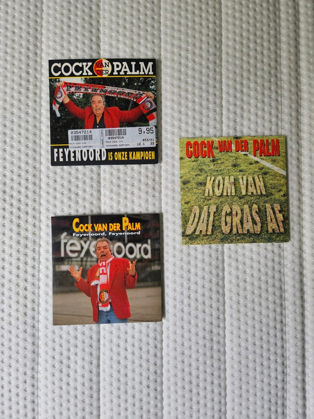 Cock van der Palm - Feyenoord CD Singles Collectie (3 stuks), Ophalen of Verzenden, Zo goed als nieuw, Nederlandstalig