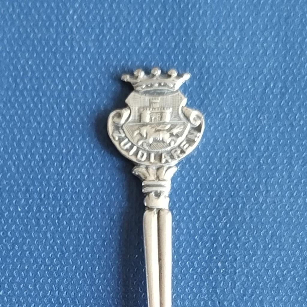 verzilverd lepeltje, moccalepelte Zuidlaren (posthoorn), Ophalen of Verzenden