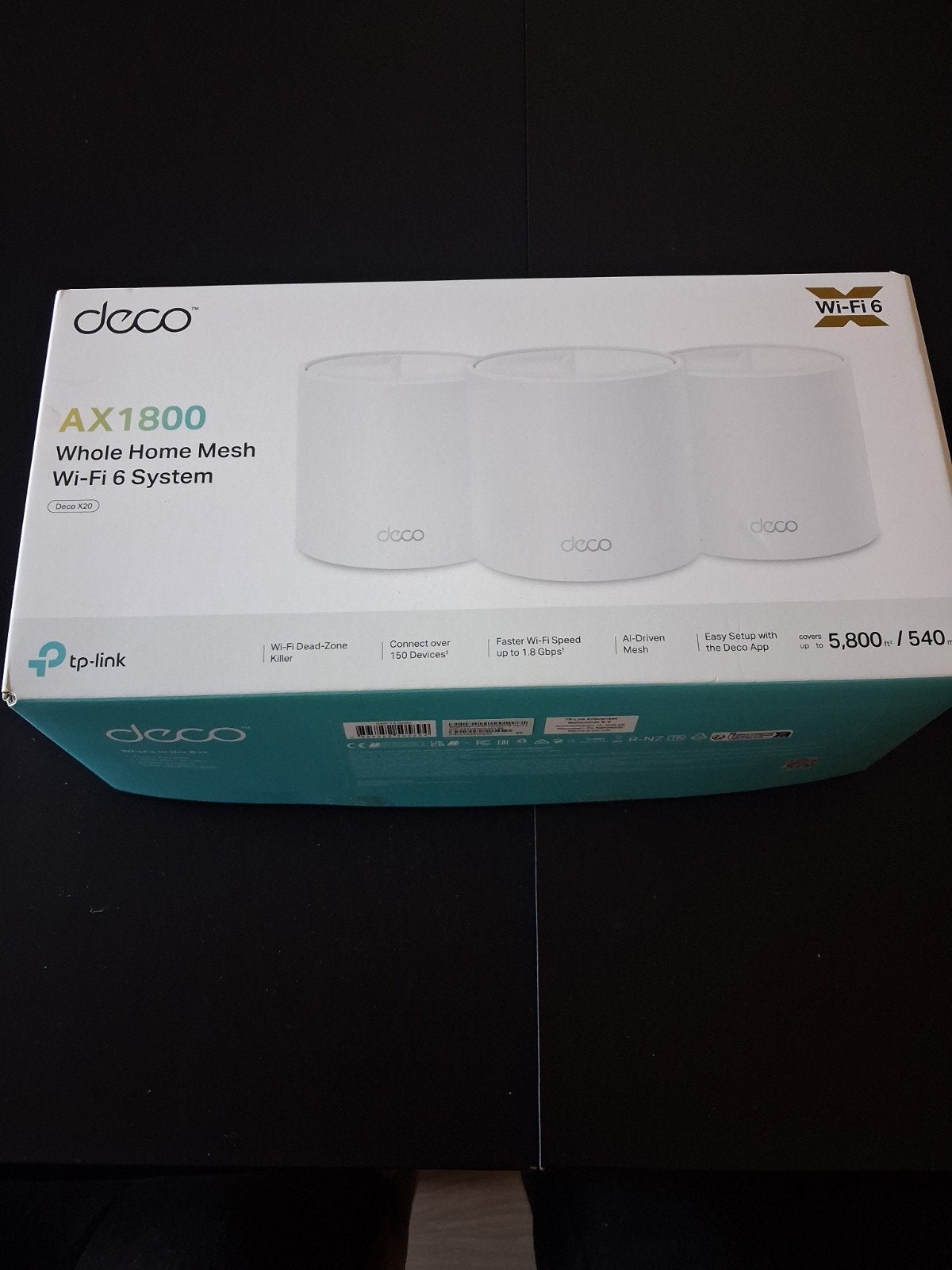 TP-link Deco AX1800 whole home mesh WiFi 6 systeem Deco X20, Ophalen, Nieuw, Overige merken