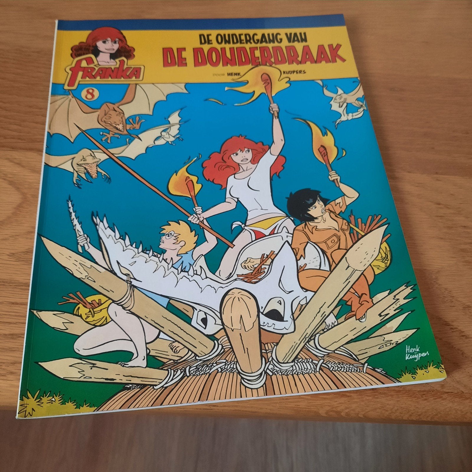 Franka - De Ondergang van de Donderdraak (nr. 8), Boeken, Stripboeken, Eén stripboek, Ophalen of Verzenden, Gelezen, Henk Kuijpers