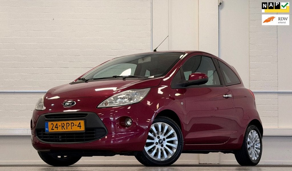 Ford Ka 1.2 Titanium X start/stop 100% Onderhouden 3e Eigena, Voorwielaandrijving, Euro 5, Stof, Gebruikt