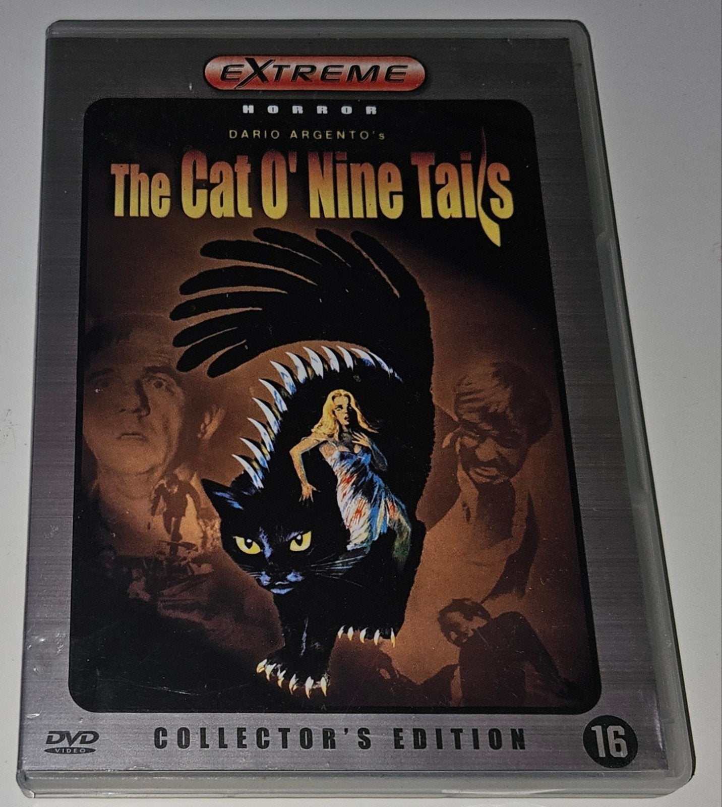 The Cat O' Nine Tails - Dario Argento Horror DVD, Cd's en Dvd's, Vanaf 16 jaar, Speciale editie, Nederlands, Ophalen of Verzenden
