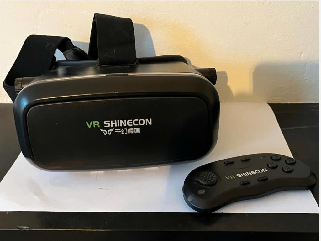 Shinecon VR bril voor smartphone, Ophalen of Verzenden, Zo goed als nieuw, VR-bril, Telefoon