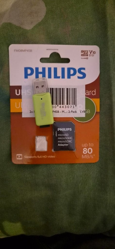 Micro SD kaart 2 GB met USB2.0 kaartlezer, Ophalen of Verzenden, Nieuw, Filament