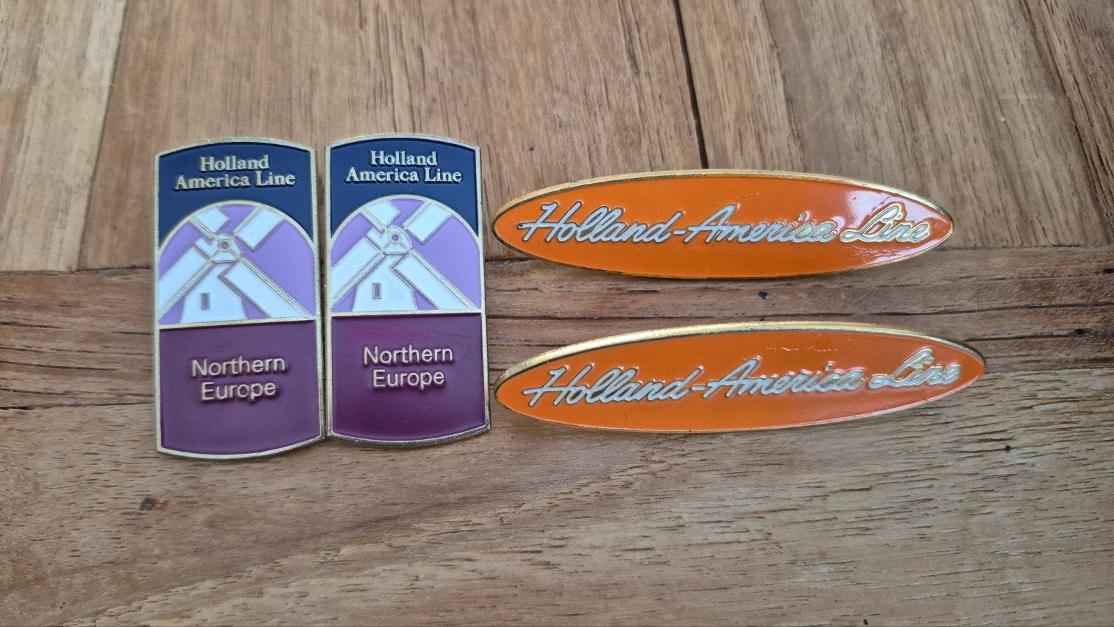Holland America Line Speldjes pins - Northern Europe, Verzamelen, Ophalen of Verzenden, Zo goed als nieuw