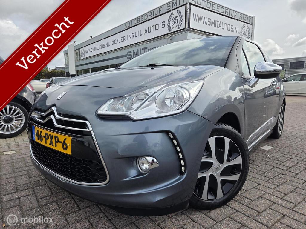 Citroen DS3 1.6 e-HDi So Chic Nav/Ecc/CC/1eEigenaar!, Auto's, Citroën, Bedrijf, Te koop, DS3, ABS, Airbags, Airconditioning, Alarm