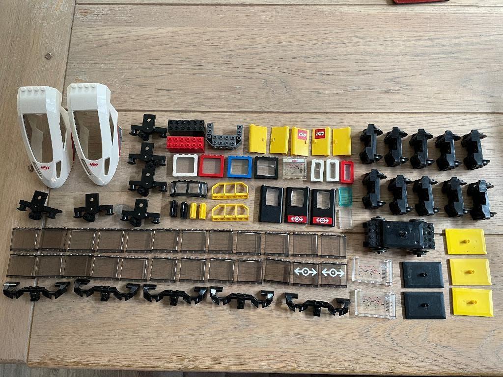 Lego diverse treinonderdelen, Gebruikt, Overige thema's, Lego, Overige typen