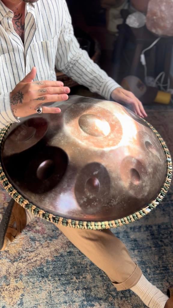 MOKUM HANDPAN B- MINEUR 15 NOTEN, Muziek en Instrumenten, Percussie, Ophalen, Zo goed als nieuw, Melodische percussie