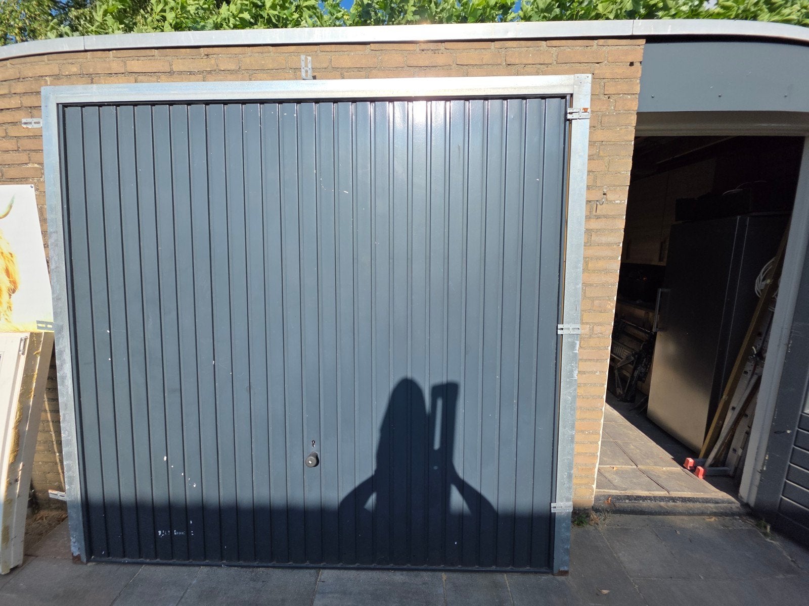 Garagedeur Hormann N80 - 2375x2250 mm, Ophalen, Gebruikt, Garagedeur, Metaal
