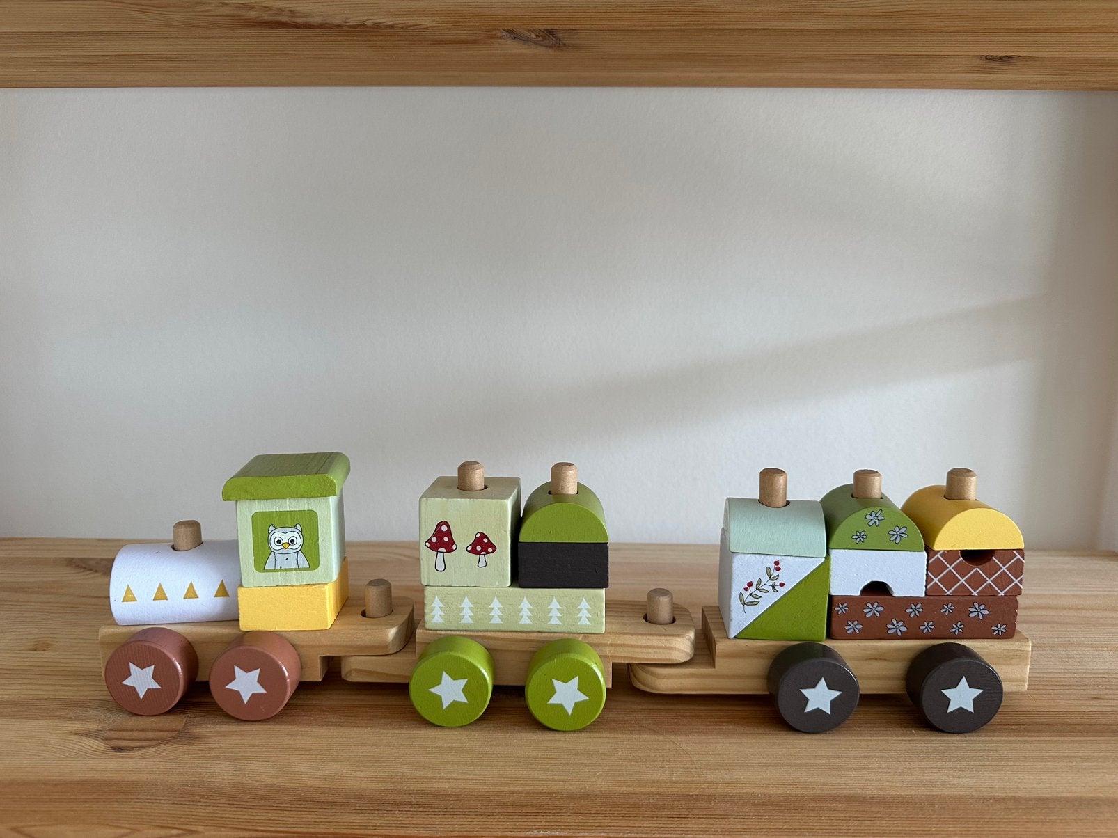 Houten trein compleet en nieuw, Ophalen of Verzenden, Nieuw