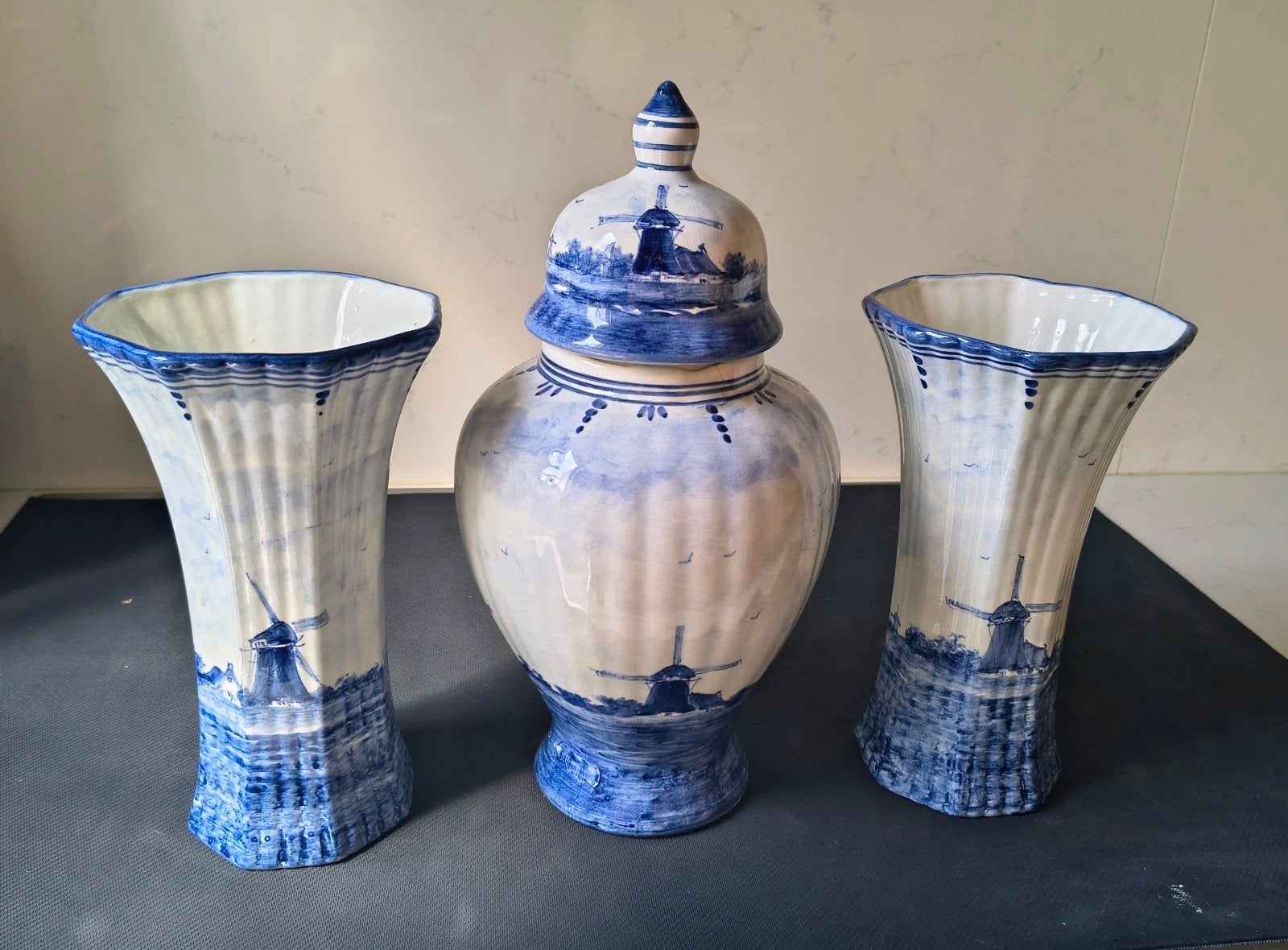 Delfts Blauw Handwerk kaststel, Ophalen of Verzenden