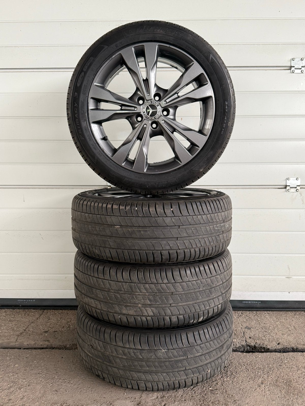 Mercedes-Benz Vito W447 18 inch velgen met Michelin banden, Ophalen, 18 inch, Banden en Velgen, Personenwagen
