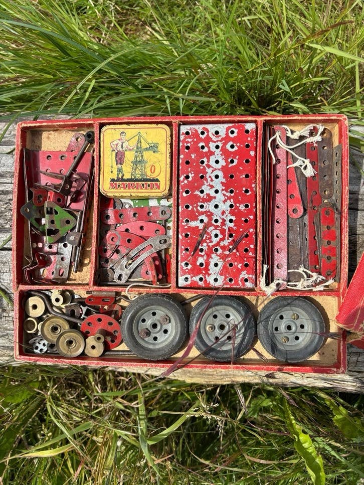 Oude Märklin Constructor Bouwdoos Jaren '40/'50, Antiek en Kunst, Antiek | Speelgoed, Ophalen of Verzenden