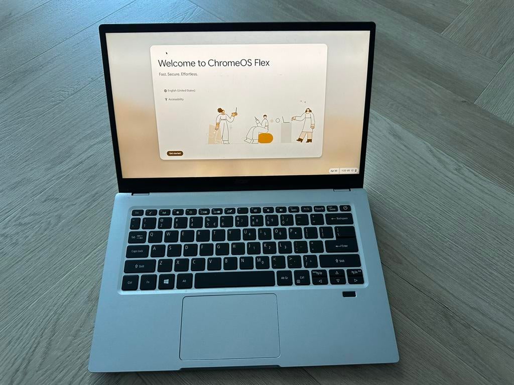 Acer Chromebook (met ChromeOS Flex) – Werkt prima – €40, Computers en Software, Apple Macbooks, Gebruikt, Overige modellen, 2 tot 3 Ghz