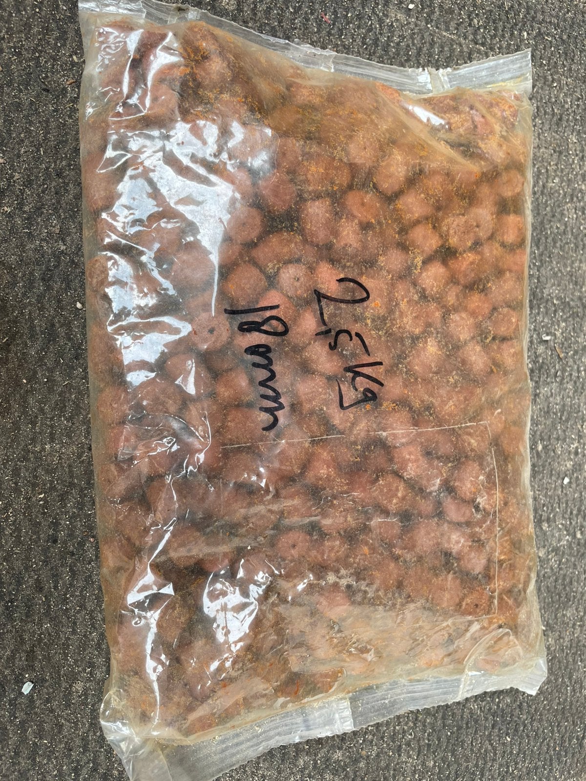 Halibut pellets 18mm voorgeboord 2.5kg, Ophalen of Verzenden, Nieuw, Overige typen