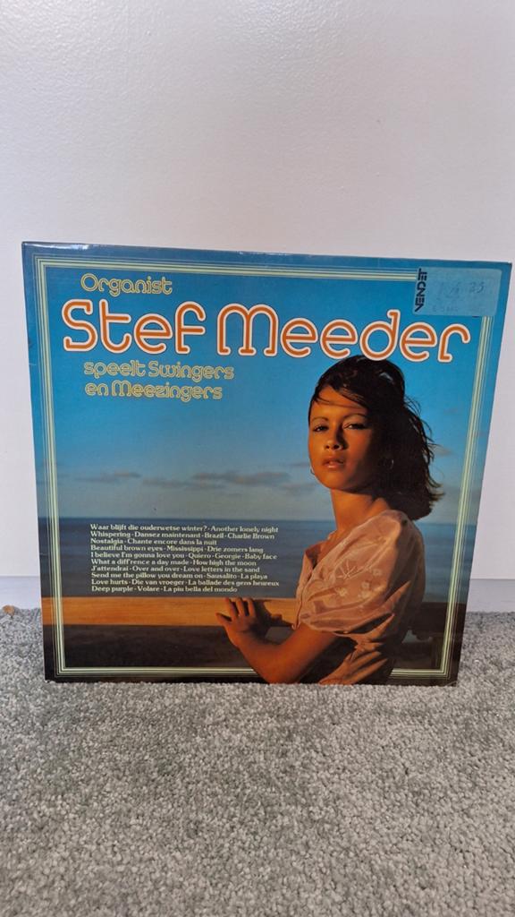 Stef Meeder - Speelt Swingers en Meezingers LP, Ophalen of Verzenden, Gebruikt, 12 inch