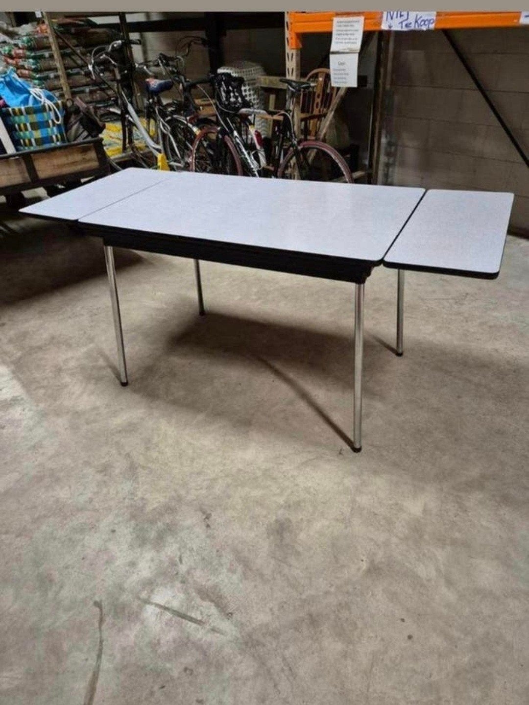 kleine uitschuif tafel, Huis en Inrichting, Ophalen, Rechthoekig, 50 tot 100 cm, 50 tot 100 cm