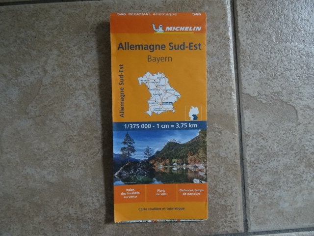 michelin wegenkaart Duitsland zuidoost, Beieren, Boeken, 2000 tot heden, Ophalen of Verzenden, Duitsland, Landkaart