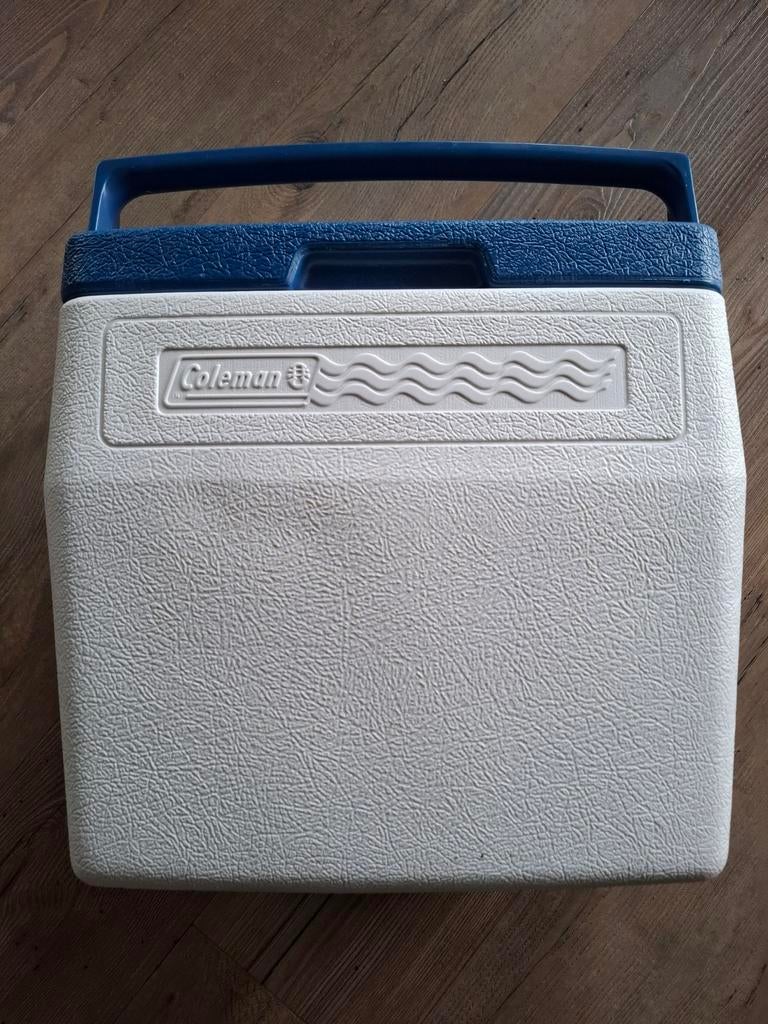 blauw/witte koelbox van COLEMAN 15-16 liter, Ophalen, Koelbox, Koelelement